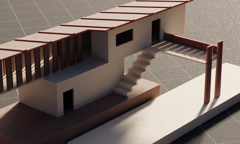 fly architecture inside the home